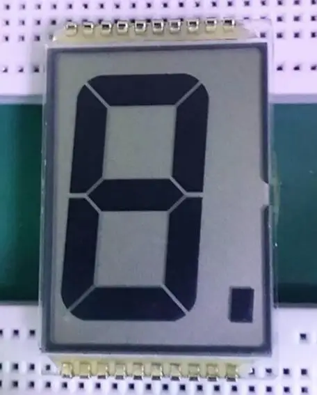 10PIN TN положительный 1 разрядный сегмент ЖК дисплей Панель широкий Температура