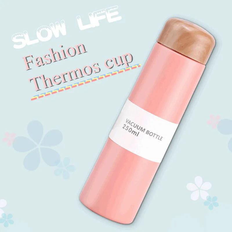 

250ML mini Portable Insulated Thermos Bottle Double Wall 304 Stainless Steel Vacuum Flask Thermos Cup Coffee Tea Milk Travel Mug