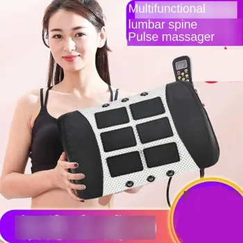 

Electric Pulse Lumbar Massager Traction Physiotherapy Waist Cervical Massage Instrument Spine Relieve Pain Muscle Strain Health