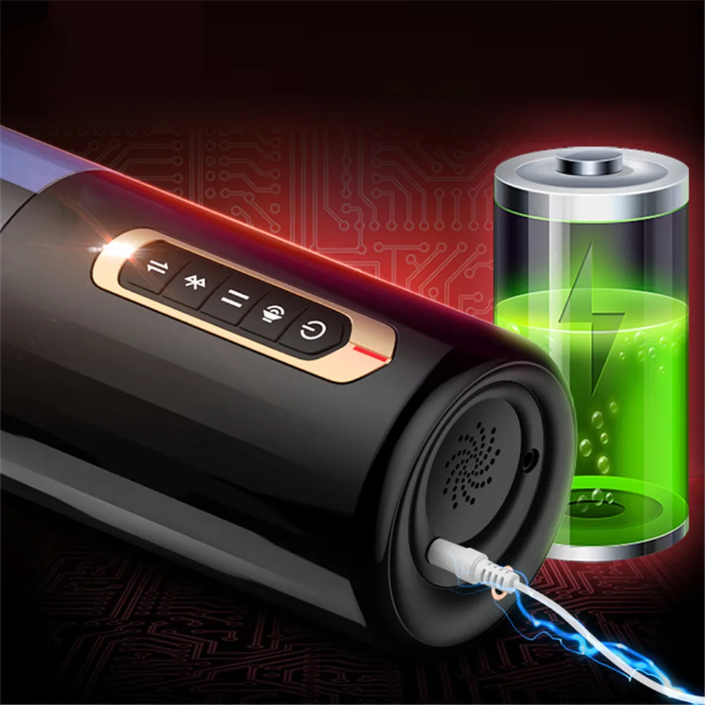 Automatic Telescopic Masturbation Cup Vibrator For Men Real Rotaion Vagina Pussy Oral Sucking Sex Machine Adult Sex Toys For Man (13)