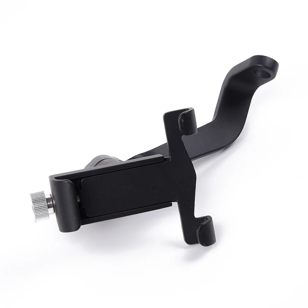 Держатель для мобильного телефона мотоцикла с алюминиевым зеркалом заднего вида для смартфона 16x6,5 см