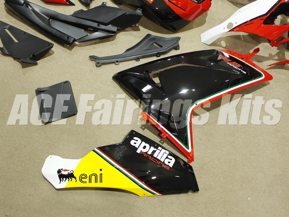 Топ литья под давлением обтекатель комплект подходит для Aprilia RS125 06 07 08 09 10 11 RS4 RSV 125 2006 2009 2011 Обтекатели набор холодный черный красный