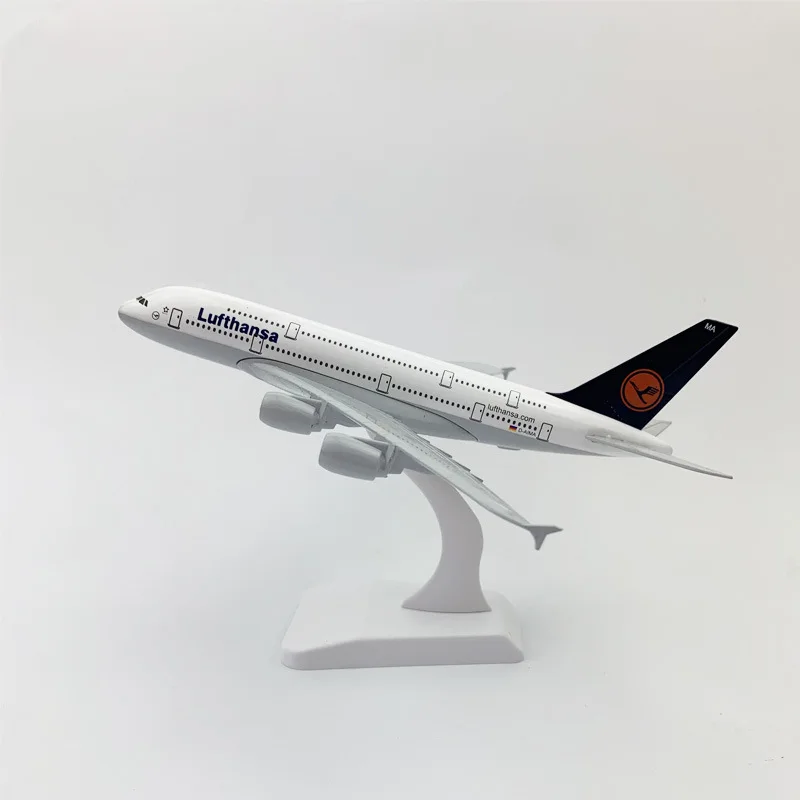Статическая имитация модели самолета A380 размером 20 см | Игрушки и хобби