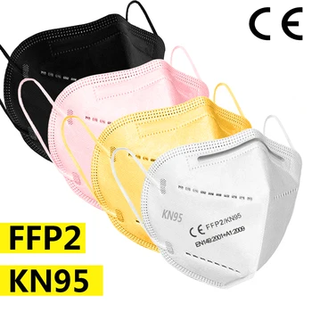 

5-100Pcs ffp2 Face Mask KN95 Facial Masks 5 Layers Filter Mask Protective Maske Dust Mask Mouth Mascarillas Safe Brethble Masks