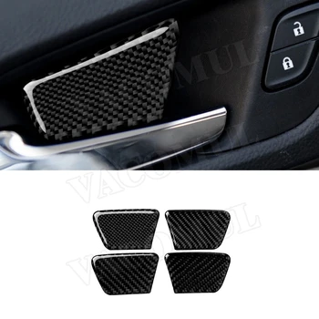 

Carbon Fiber Interior Door Handle Bowl Decorative Cover Trim Decals Sticker For Chevrolet Cruze 2009-2015 Car Accessories