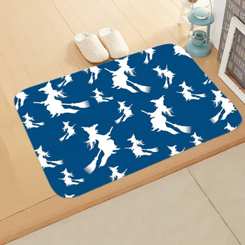 

Halloween Printing Floor Mat Bathroom Non-slip Carpet Living Room Sofa Mat Door Dusting Pad Writing Desk Foot Pad