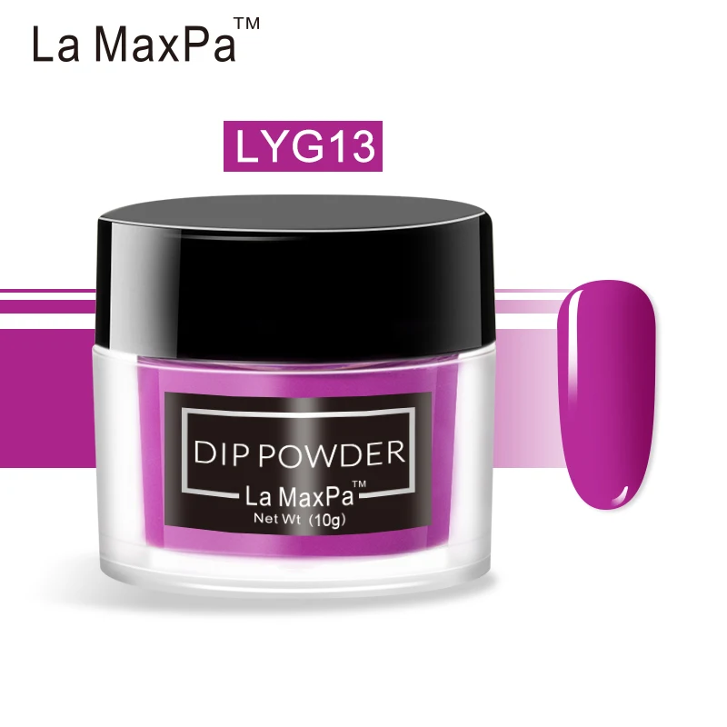 LYG13 La MaxPa погружающаяся яркая неоновая акриловая пудра 10 г флуоресцентная пудра неоновый пигмент долговечная неоновая пудра для украшения ногтей - Цвет: LYG13