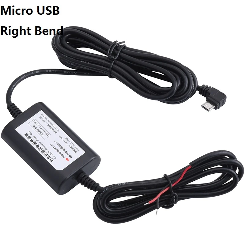 SPEEDWOW Micro/Mini USB жесткий проводной автомобильный инвертирующий усилитель мощности конвертер для Планшета Телефона DVR рекордер gps - Название цвета: Красный