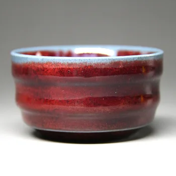 

Hua Jiang Zuo Cang· [Top treasure] Yang Zhi [Coal Firing-Jiaye] Yuzhou Jun Porcelain Tea Cup Master