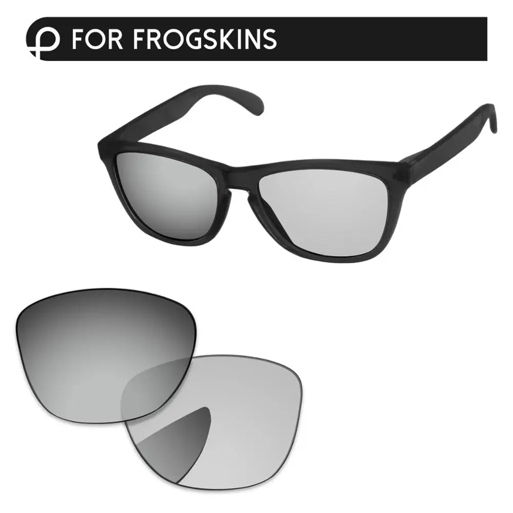 Transition PapaViva поляризованные Сменные линзы для аутентичных Frogskins OO9013 солнцезащитные очки UVA и UVB Защита-несколько вариантов - Цвет линз: Transition