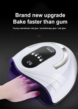 

Nail Dryer UV Nails Lamp For Manicure Dry Nail Drying Gel Ice Polish Lamp 42 LED Auto Sensor 30s 60s 90s 99s Nail Art Tools