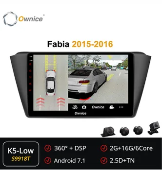 

Ownice Android 7.1 Car DVD GPS Radio Player forSkoda Fabia 2015 2016 360 Panorama DSP 4G Navi Multimedia Audio