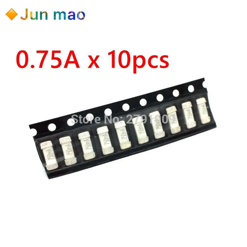 10 шт. 1808 125V 0451 SMD плавкий предохранитель 0.5A 0.75A 1A 2A 3A 4A 5A 6.3A 8A 10A 15A 20A 500MA 750MAultra-rapid предохранители