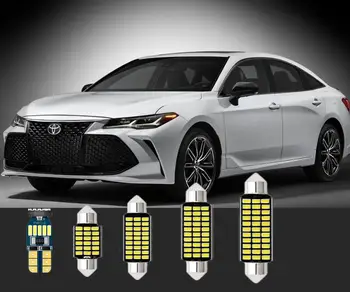 

6pcs white LED car reading light T10 & 31MM For Toyota Camry Celica Venza Corolla Sienna Solara Sequoia Prius RAV4 1990-2019