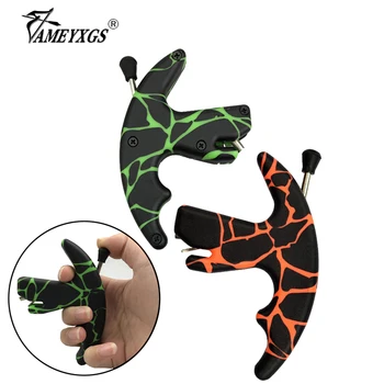 

Archery Bow Release Grip Release Aid Protect Finger LH/RH Universal D Ring Rope For Compound Bow Hunting Shooting Accessories