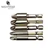 5Pcs Screw Stud Bolt Easy Extractor Remover Drill Tool Drill Bit 1/4 Hex Shank Extractor Drill Bit Easy Take Out ► Photo 3/6