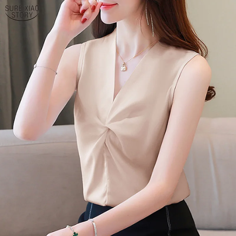korean sleeveless top