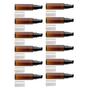 

12PCS Durable Empty PET Portable Practical Press Bottle For Home Travel Outdoor Shop