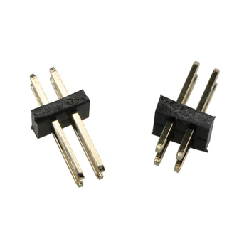 1.27mm 피치 이중 행 수형 PCB 헤더, 브레이커웨이 2x2 3 4 5 6 7 8 10 12 13 15 20 22 25 30 40 50 핀 스루 홀 PCB, 10 개