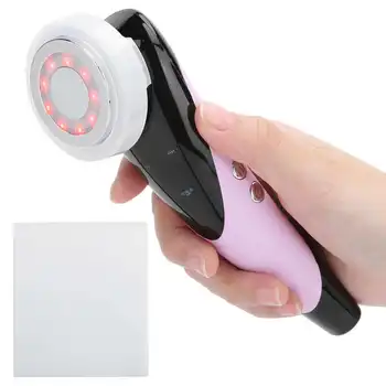 

Pink RF Face Machine Face Ion Imports Warm Vibration Skin Rejuvenation Face Cleaning Machine