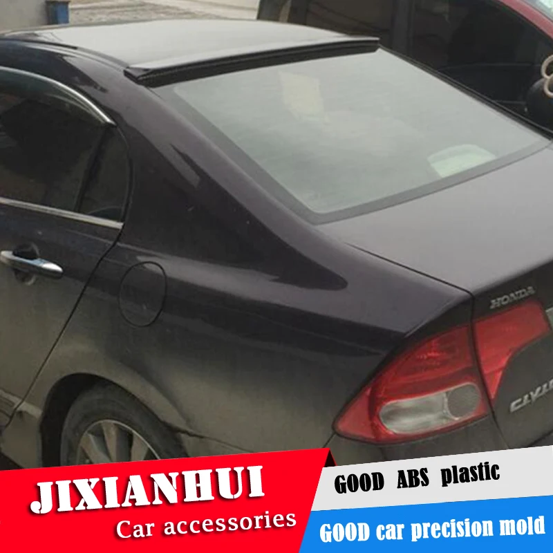 Для Civic спойлер на крышу 2006-2011 Honda YCKK ABS пластик Материал заднее крыло автомобиля
