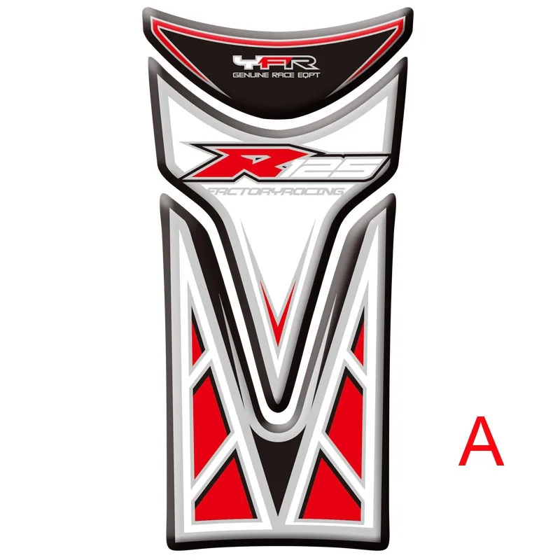 Наклейка на мотоцикл для Yamaha YZF R125 2008- R 125 3D Танк Pad Защитная крышка наклейки стикер s