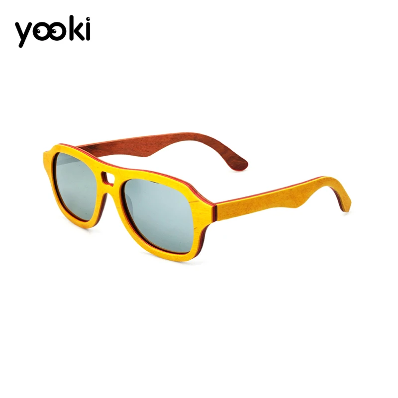 BRAND DESIGN Men Sun Glasses Bamboo Sunglasses Wooden Frame Vintage Sunglasses Polarized Lens Gafas Oculos de sol