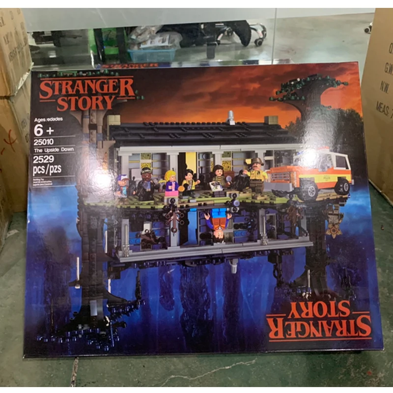 Новинка 2019 набор из 2499 предметов legoinglys Stranger Things the upside down Building Blocks детские игрушки