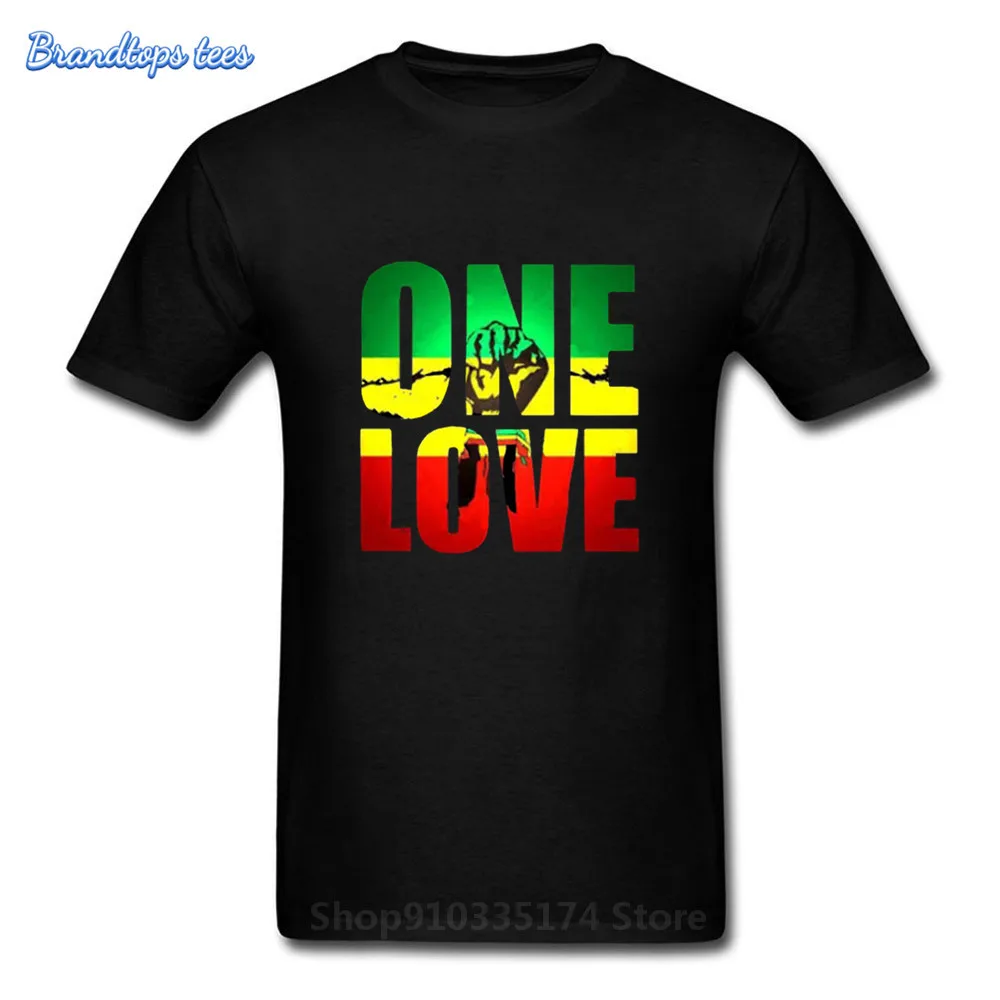 Футболка RASTA ONE LOVE CITY для мужчин футболка Rastafari с ярким львом флагом Ямайки лучшая