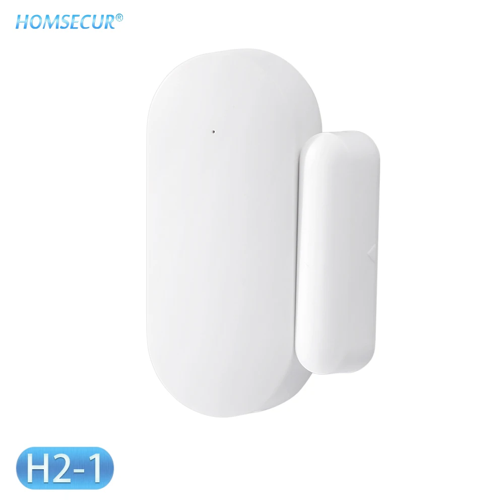 

HOMSECUR Wireless Door/Window Sensor H2-1 433MHz with Tamper Button for Alarm System