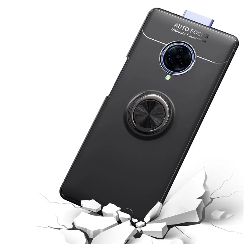 Чехол для телефона VIVO Nex 3 с кольцом-держателем и подставкой для Vivo Nex 3 nex3 мягкий силиконовый матовый ударопрочный защитный корпус