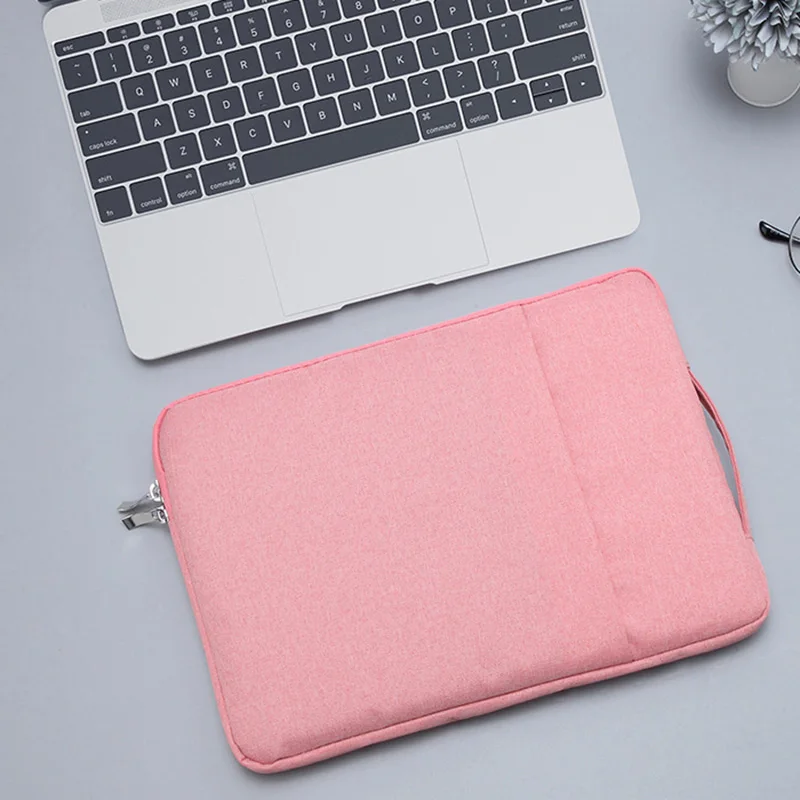 Sacoche de Protection et de Transport pour ordinateur Portable Laptop  (Taille 13-14 pouces - Couleur Gris Clair)