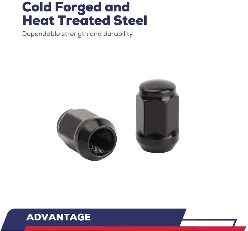 Сверните изображение чтобы увеличить KSP набор из 20 черных гайков с выпуклой