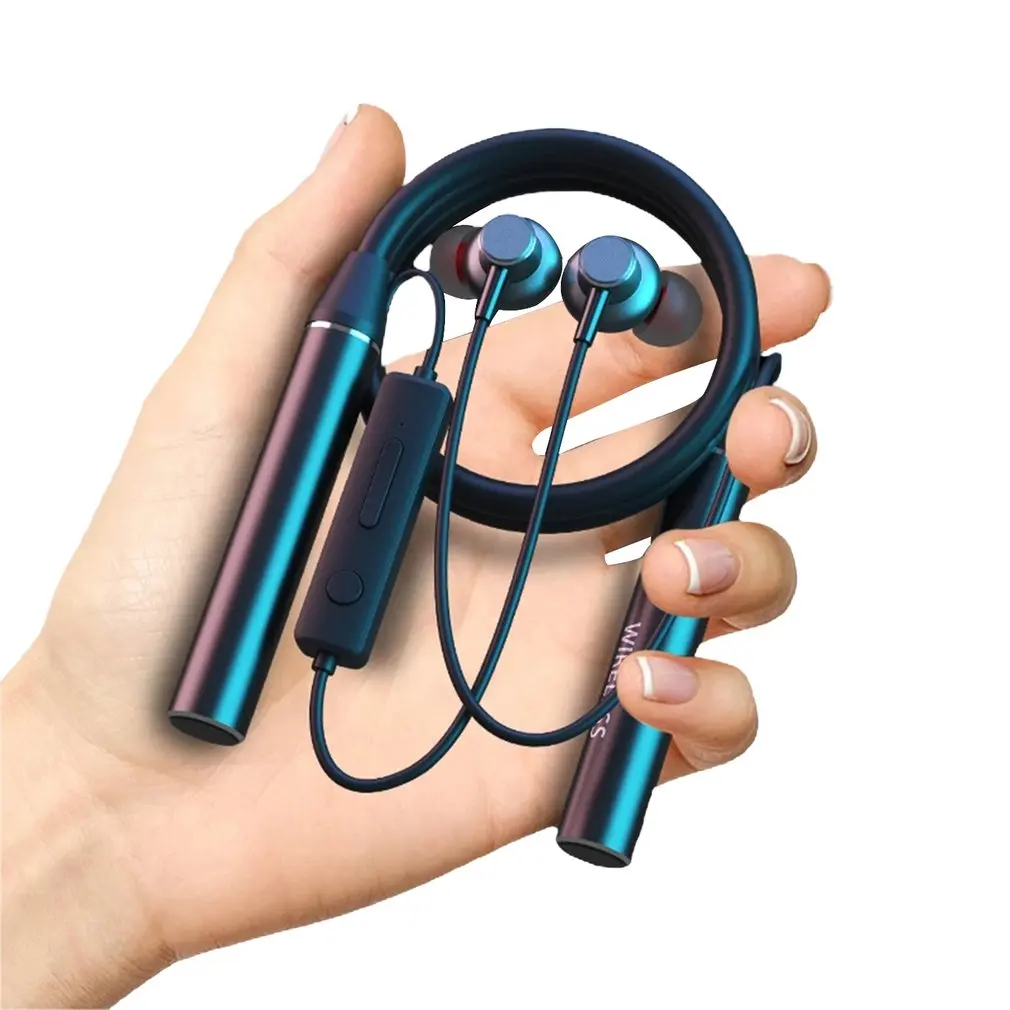 PROD 1005002489093000 80 Hours Endurance Bluetooth-compatible Headphone
Bass Wireless Headphones with Mic Stereo Neckband Earphones Sport
Headset