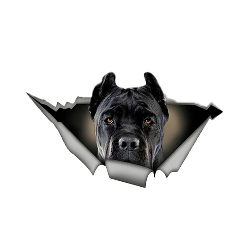

Black Cane Corso Torn Metal Reflective Pet Dog Car Sticker Automobiles Motorcycles Exterior Accessories Vinyl Decals,13CM*7.6CM
