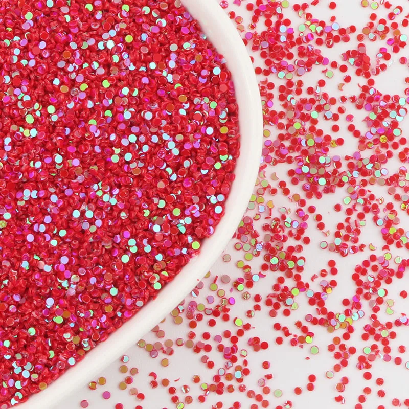 PVC Laser Loose Sequin Glitter Paillettes Fabric Paillette Nail Craft Art Accessories 1mm 10g/lot