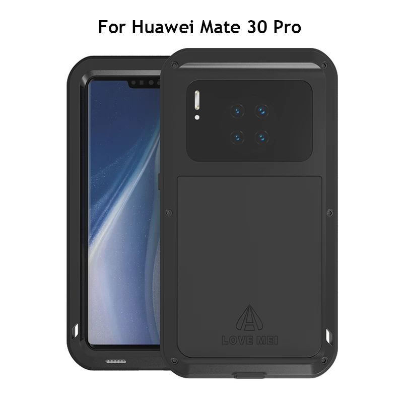 Бренд Love Mei чехол для huawei mate 30 Pro ударопрочный металлический 5G (6 53 дюйма) телефона |