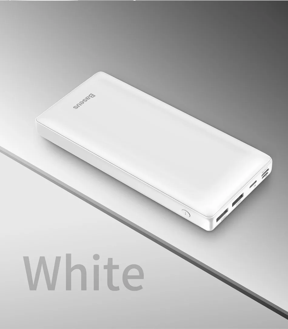 Baseus Power Bank 30000mAh Powerbank USB C Fast Poverbank For Xiaomi iPhone 12 Pro Portable External Battery Charger Pover bank