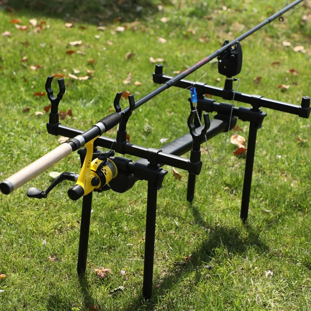 Sougayilang Carp Fishing Rod Pod Stand Holder Fishing Pole Pod Stand Fishing Holder Fishing Tackle Fishing Accessory Sougayilang Carp Fishing Rod Pod Stand Holder Fishing Pole Pod Stand Fishing Holder Fishing Tackle Fishing Accessory