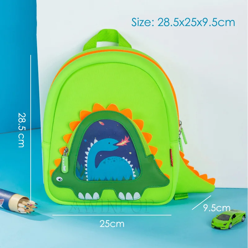 3D мультфильм КИТ школьные ранцы для мальчиков девочек милые животные дизайн водонепроницаемый детские сумки детские школьные рюкзаки Mochila Infantil - Цвет: 4