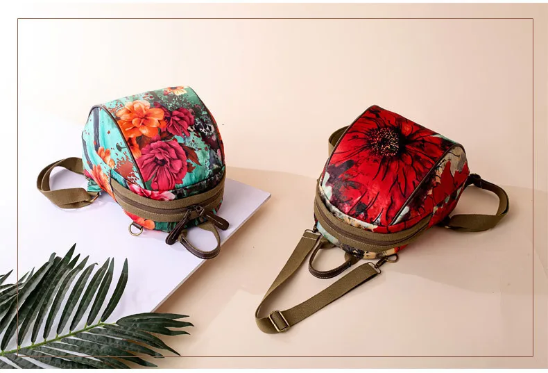Feminina de Alta Qualidade com Pingente de Flores Ideal para Meninas e Mulheres Mochila Feminina Impermeável Estilo Oxford Nova 2020 Funti 4 feminina de alta qualidade com pingente de