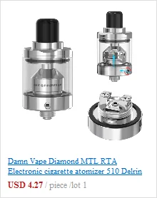 Новейший бак Hellvape Dead Rabbit V2 BF RDA 510 с резьбой и поддержкой одной/двойной катушки электронная сигарета vape