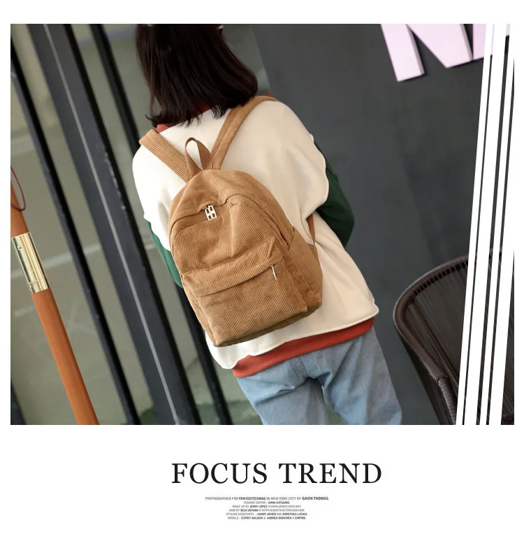 awesome stylish backpacks Corduroy Backpack Fashion Women School Backpack Pure Color Women Backpack Teenger Girl School Bags Female Mochila Bagpack Pack stylish eco friendly backpacks