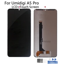 Original For UMI UMIDIGI A5 PRO LCD Display Touch Screen Assembly Phone Parts For UMIDIGI A5 PRO Screen LCD Display Free Tools