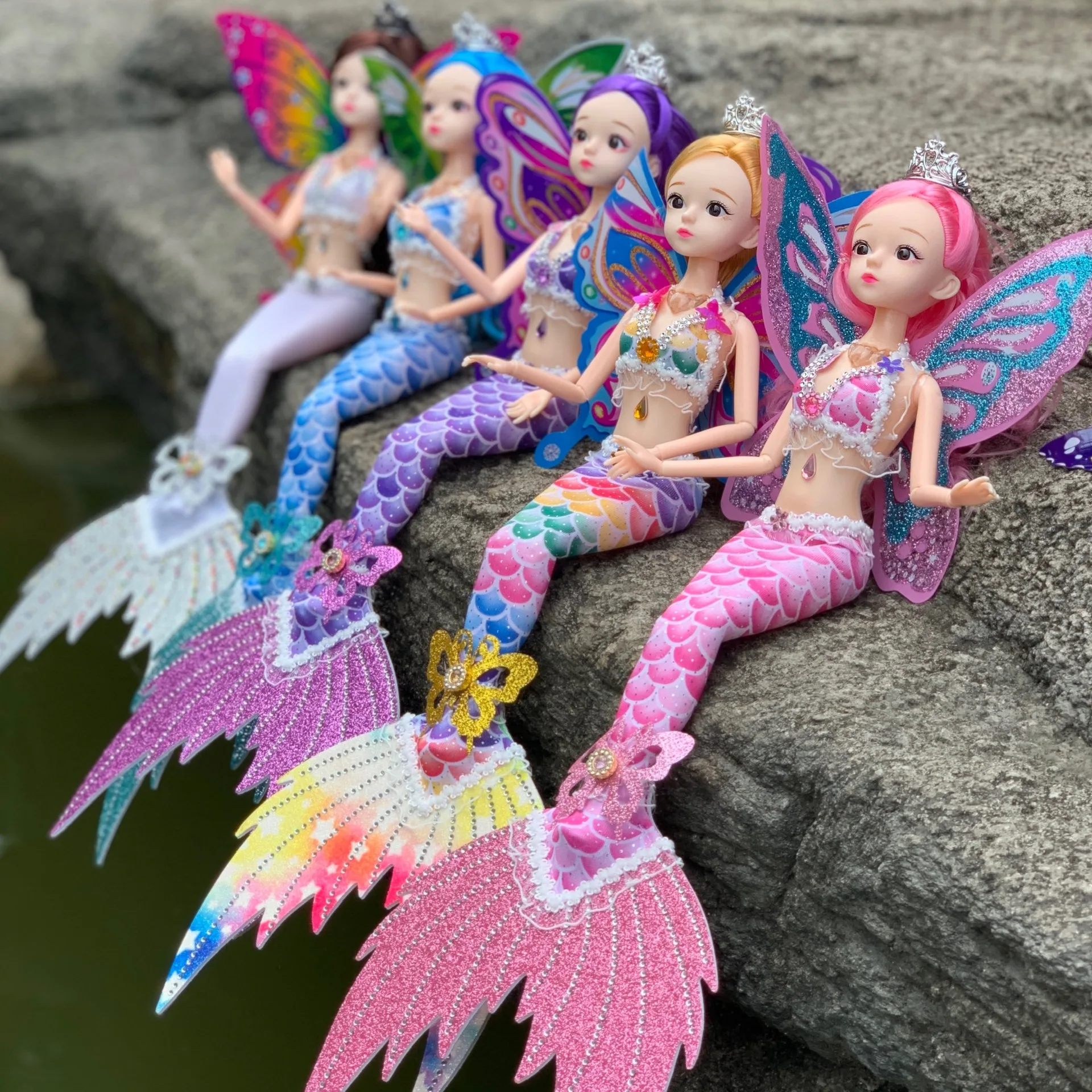  Hair Accessories Mermaid Toys Gifts for Girls: 6 7 8 9