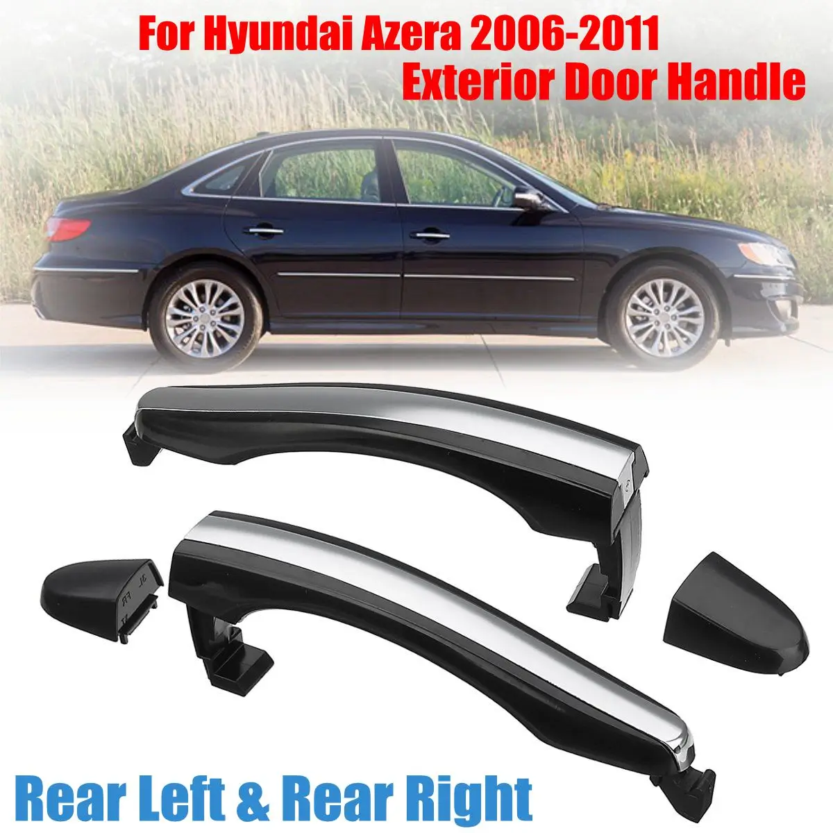 826513L000 внешний вне двери ручки передний задний левый и правый для hyundai Azera 2006 2007 2008 2009 2010 2011 1 шт./2 шт./4 шт - Цвет: RL RR