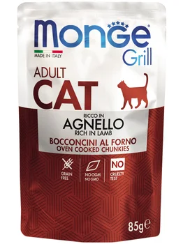 

MONGE MONGE ADULT CAT GRILL POUCH for adult cats with lamb 85 gr
