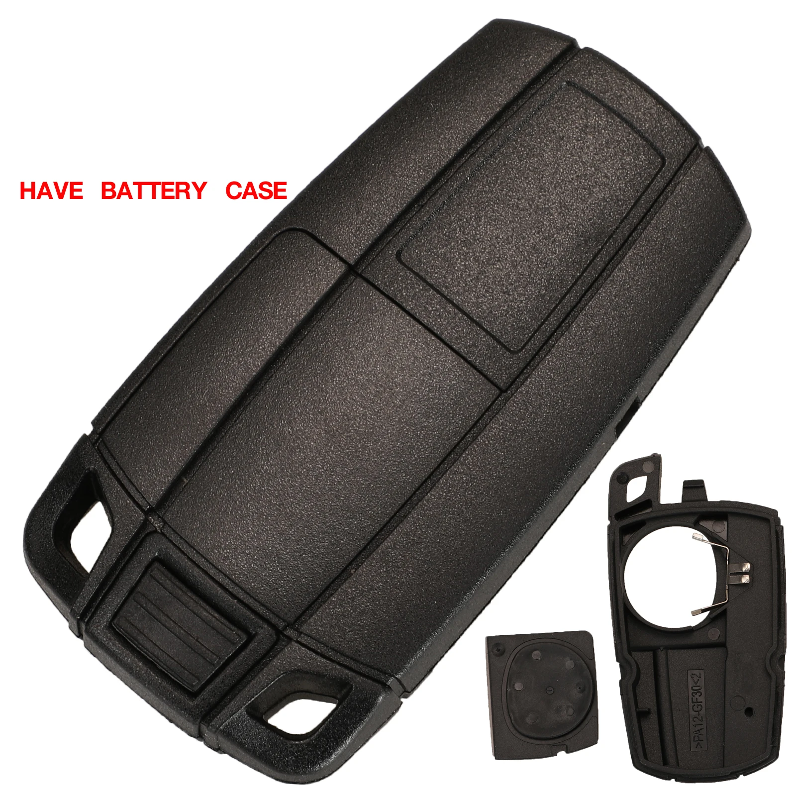 jingyuqin Remote 3 Buttons Car Key Shell Case Smart Blade Fob Case Cover For BMW 1 3 5 6 Series E90 E91 E92 E60 With Logo images - 6