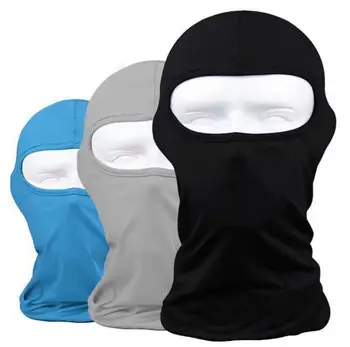 

500pcs Lycra Balaclava Skateboard Mask Tactical Cover UV Protect Full Face Mask Bicycle Cycling Windproof Warmer Headgear SN2546