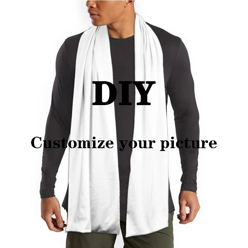 

NADANBAO 1MOQ DIY Printed Woman Scarf Customize 3D Digital Your Own Pattern Scarves Husband Xmas Gifts
